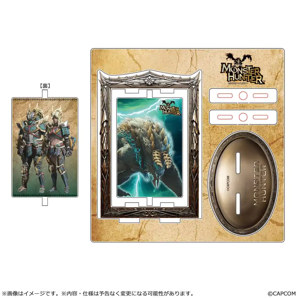 Monster Hunter Acrylic Stand Zinogre Rotating 14 cm product photo
