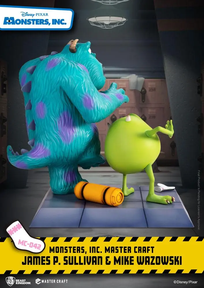 Monsters, Inc. Master Craft Statue James P. Sullivan &amp; Mike Wazowski 34 cm product photo
