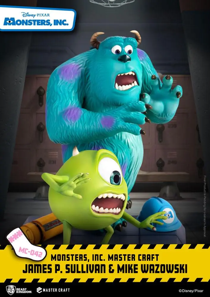 Monsters, Inc. Master Craft Statue James P. Sullivan &amp; Mike Wazowski 34 cm product photo
