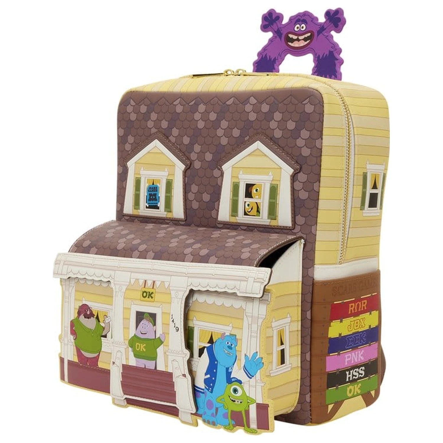 Monsters University Oozma Kappa House Figural Mini Backpack product photo