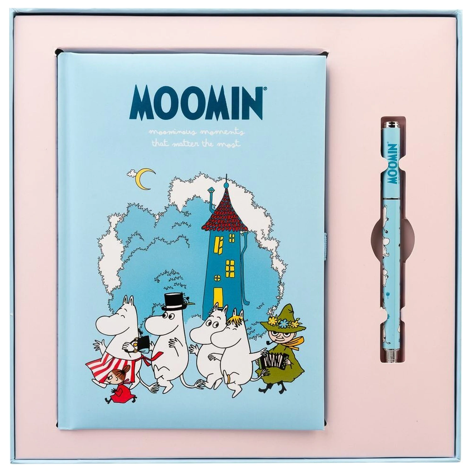 Moomin A5 notebook and pen set product photo