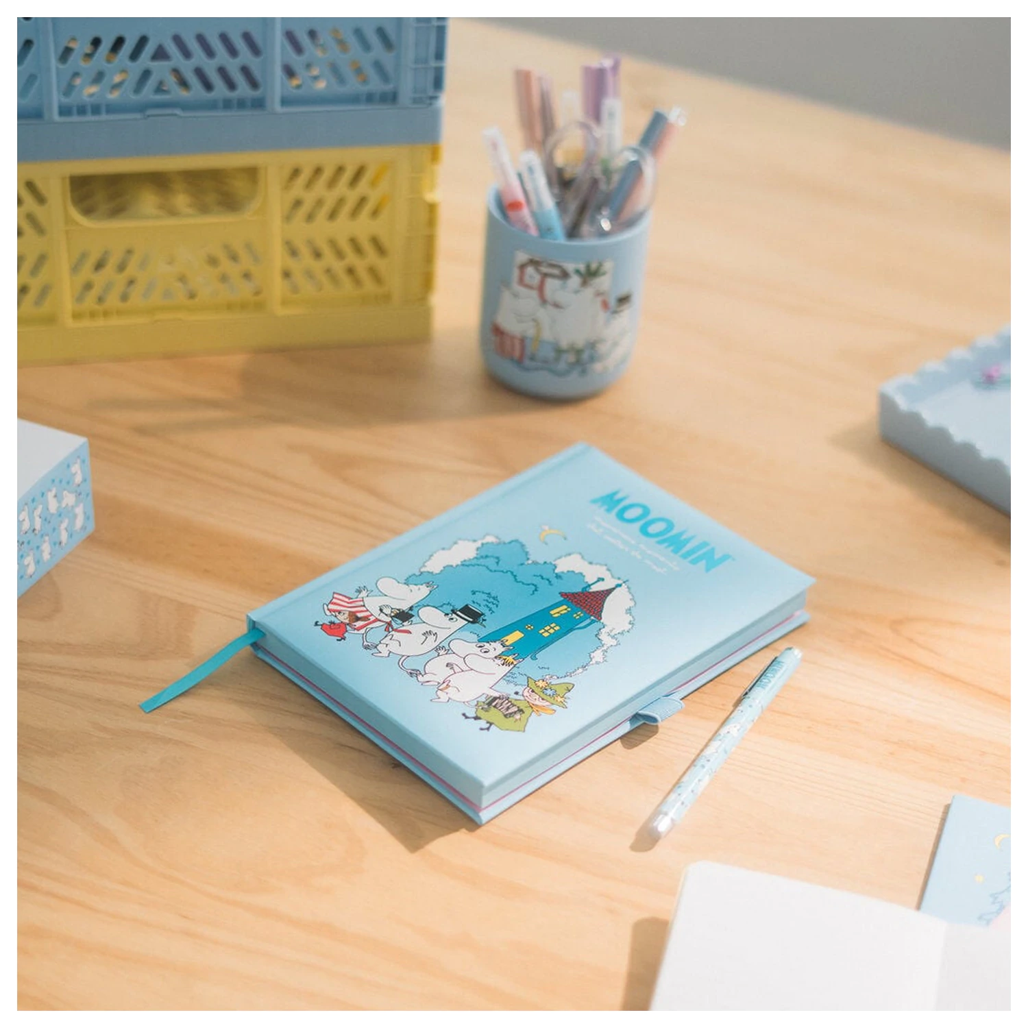 Moomin A5 notebook and pen set product photo