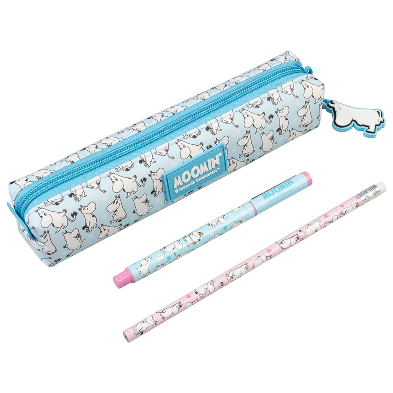 Moomin Set pencil case, pen and pencil product photo