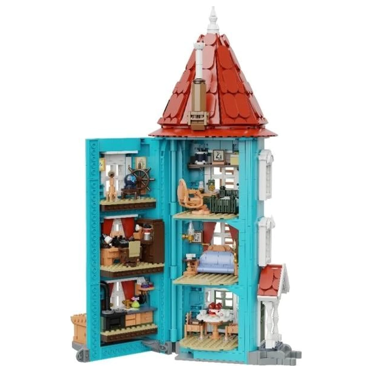 MOOMIN Moomin House Building Block 1757 pcs product photo