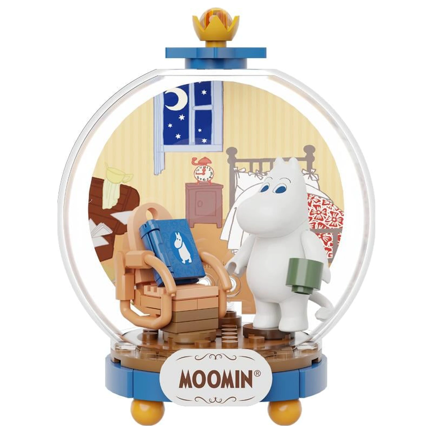 MOOMIN Moomin's Leisurely Time Building Block 73 pcs product photo