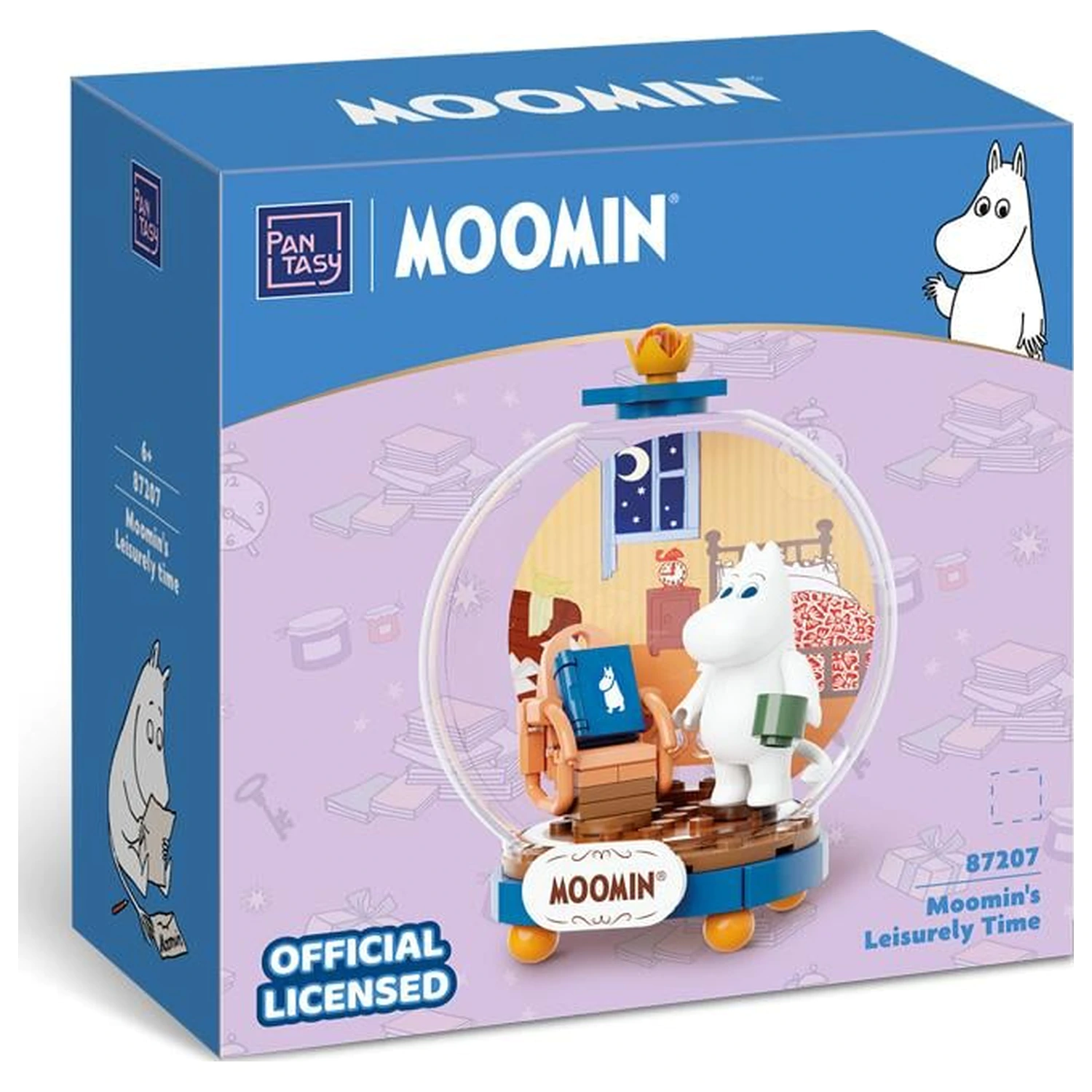 MOOMIN Moomin's Leisurely Time Building Block 73 pcs product photo