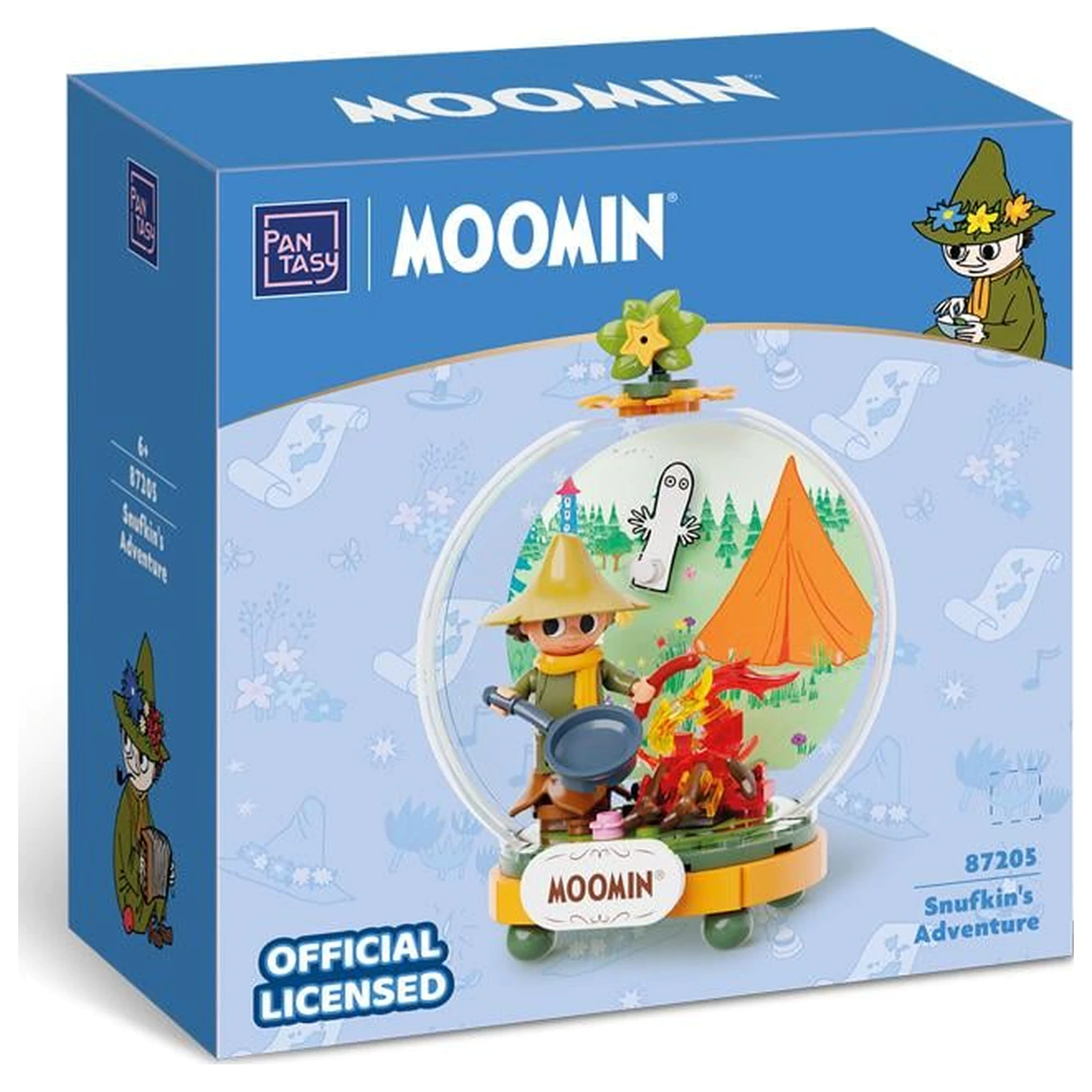 Moomin Snufkin's Adventure Building Block 86 pcs product photo