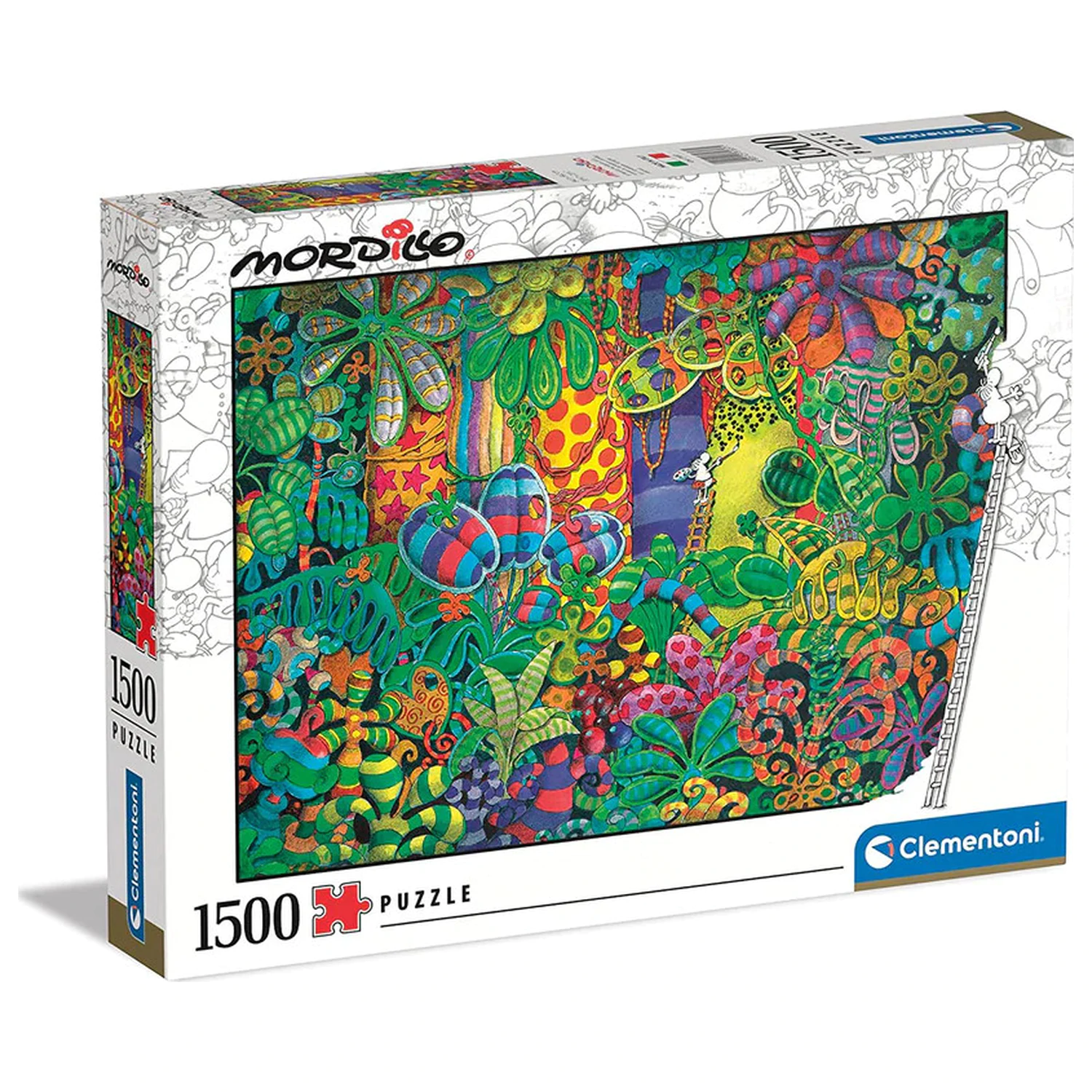 Mordillo 1500 piece puzzle Clementoni product photo