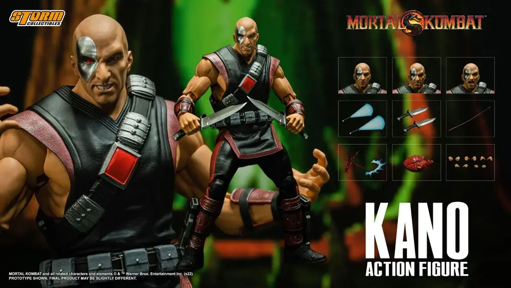 Mortal Kombat Action Figure 1/12 Kano 18 cm product photo