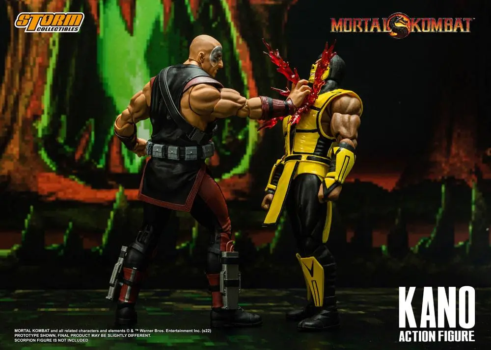 Mortal Kombat Action Figure 1/12 Kano 18 cm product photo