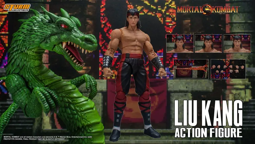 Mortal Kombat Action Figure 1/12 Liu Kang 18 cm product photo