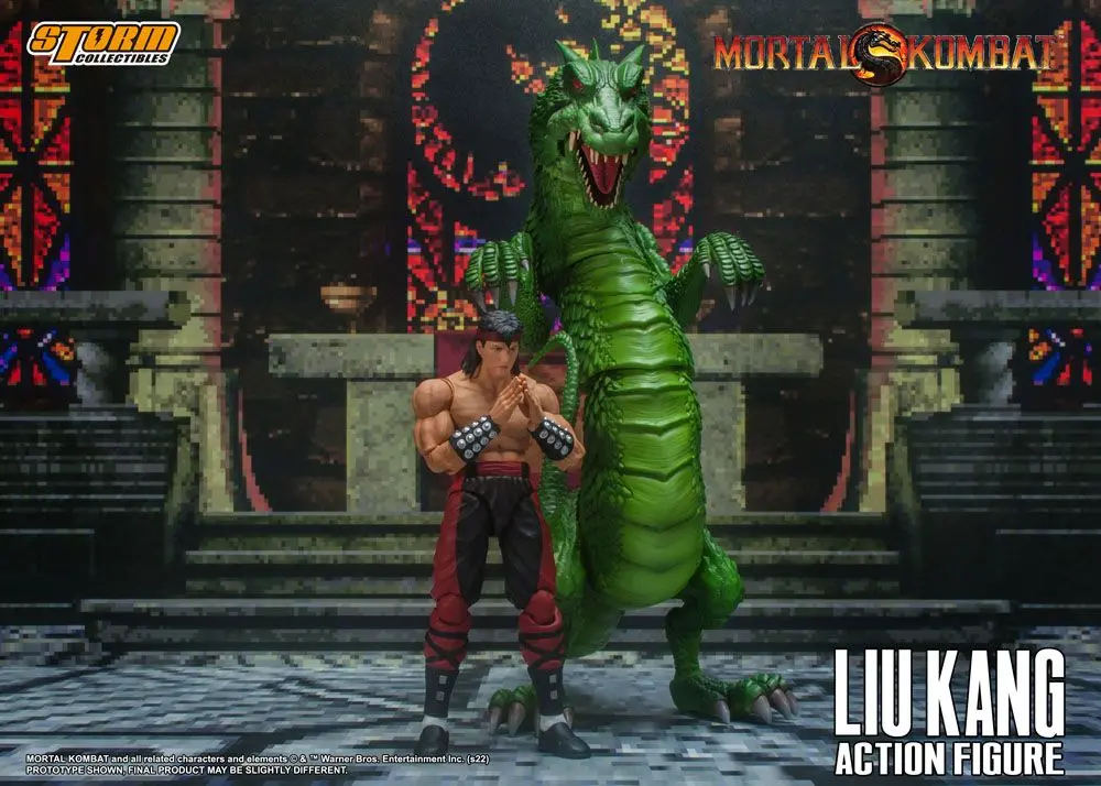 Mortal Kombat Action Figure 1/12 Liu Kang 18 cm product photo