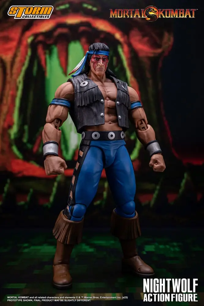 Mortal Kombat Action Figure 1/12 Nightwolf 18 cm termékfotó