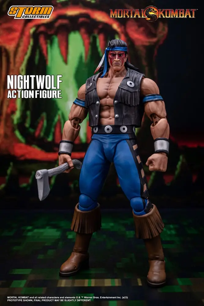 Mortal Kombat Action Figure 1/12 Nightwolf 18 cm termékfotó