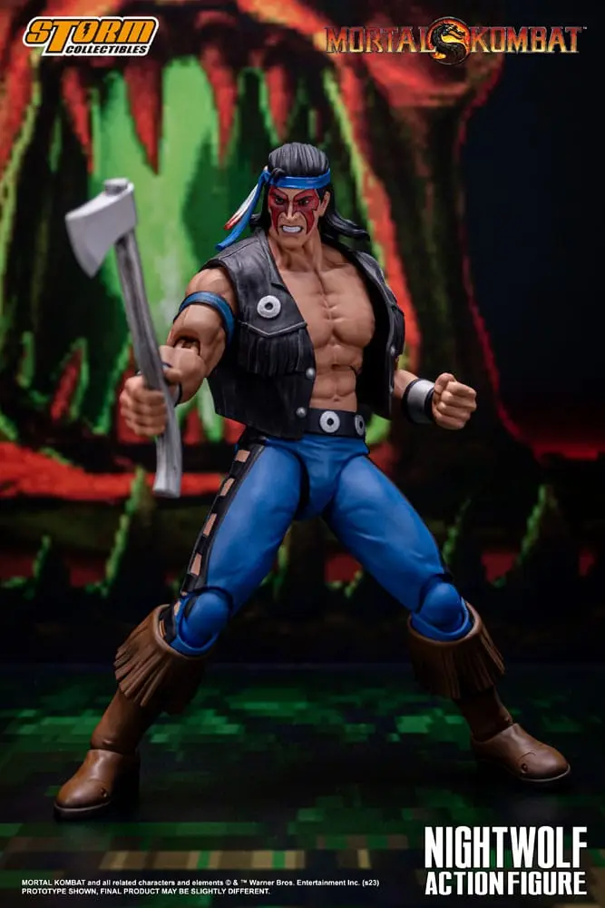 Mortal Kombat Action Figure 1/12 Nightwolf 18 cm termékfotó