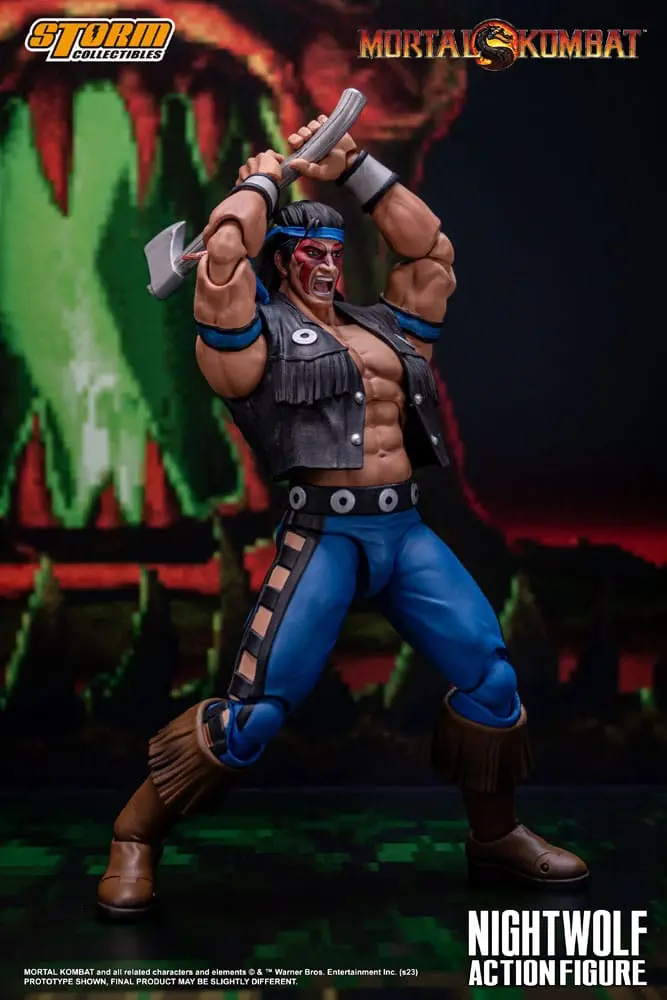 Mortal Kombat Action Figure 1/12 Nightwolf 18 cm termékfotó