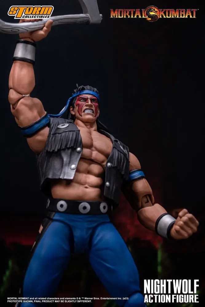 Mortal Kombat Action Figure 1/12 Nightwolf 18 cm termékfotó