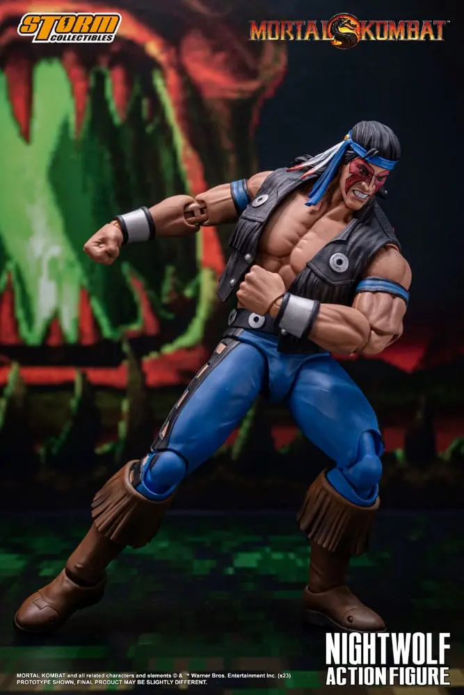 Mortal Kombat Action Figure 1/12 Nightwolf 18 cm termékfotó