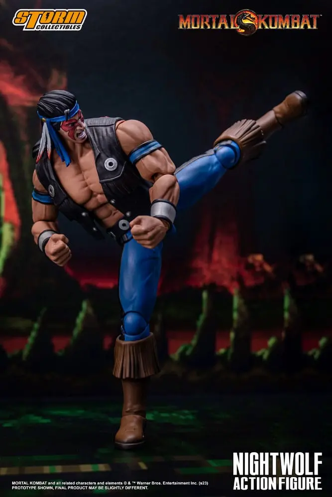 Mortal Kombat Action Figure 1/12 Nightwolf 18 cm termékfotó