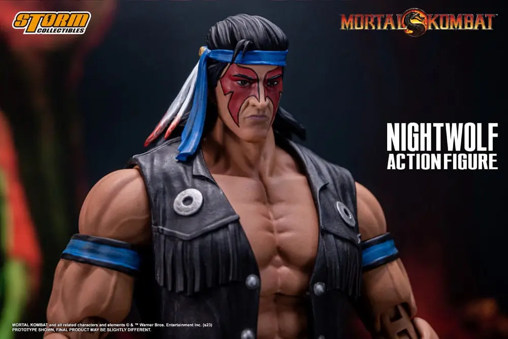 Mortal Kombat Action Figure 1/12 Nightwolf 18 cm termékfotó