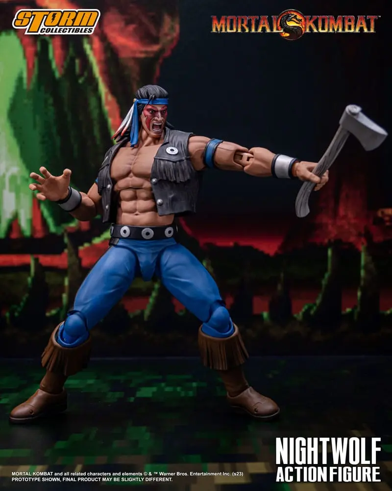 Mortal Kombat Action Figure 1/12 Nightwolf 18 cm termékfotó