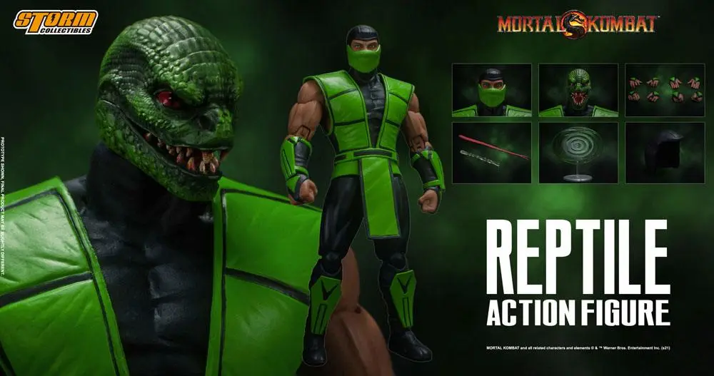 Mortal Kombat Action Figure 1/12 Reptile 18 cm product photo