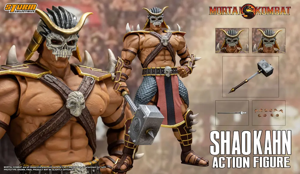 Mortal Kombat Action Figure 1/12 Shao Kahn 18 cm product photo
