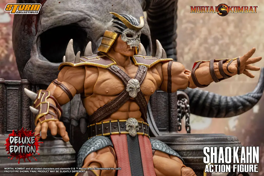 Mortal Kombat Action Figure 1/12 Shao Kahn Deluxe Edition 18 cm product photo