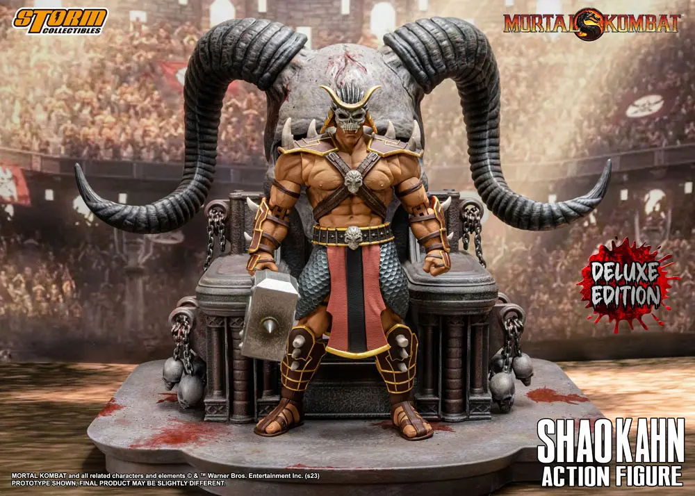 Mortal Kombat Action Figure 1/12 Shao Kahn Deluxe Edition 18 cm product photo