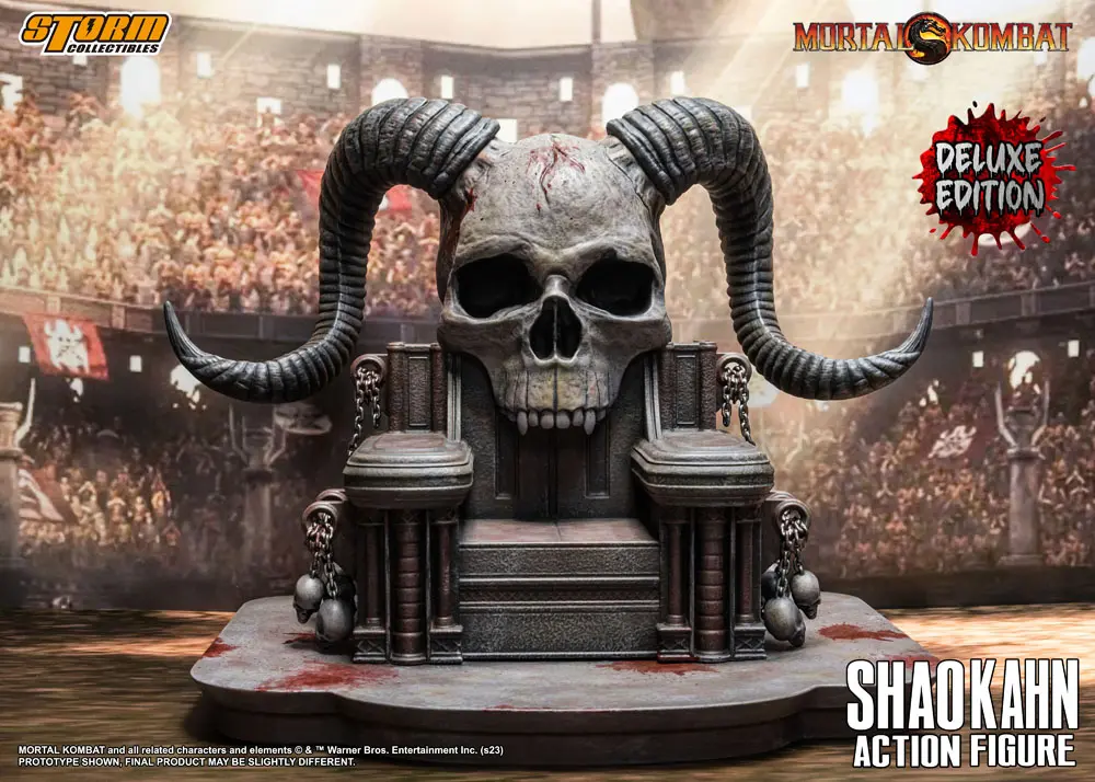Mortal Kombat Action Figure 1/12 Shao Kahn Deluxe Edition 18 cm product photo