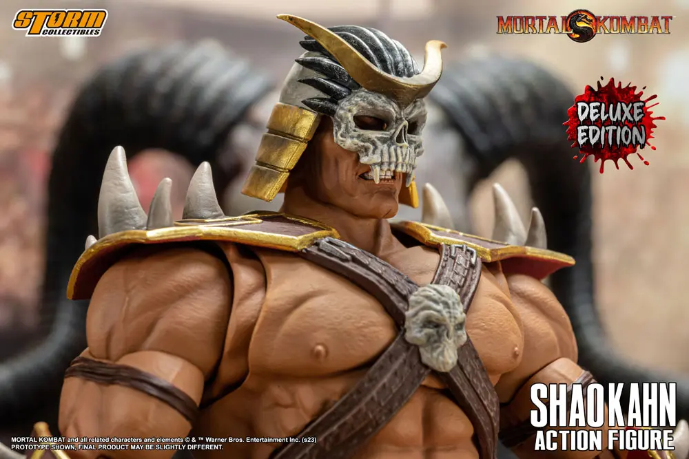 Mortal Kombat Action Figure 1/12 Shao Kahn Deluxe Edition 18 cm product photo