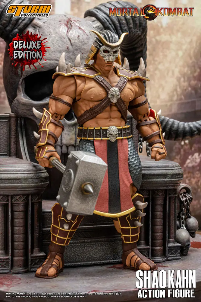 Mortal Kombat Action Figure 1/12 Shao Kahn Deluxe Edition 18 cm product photo