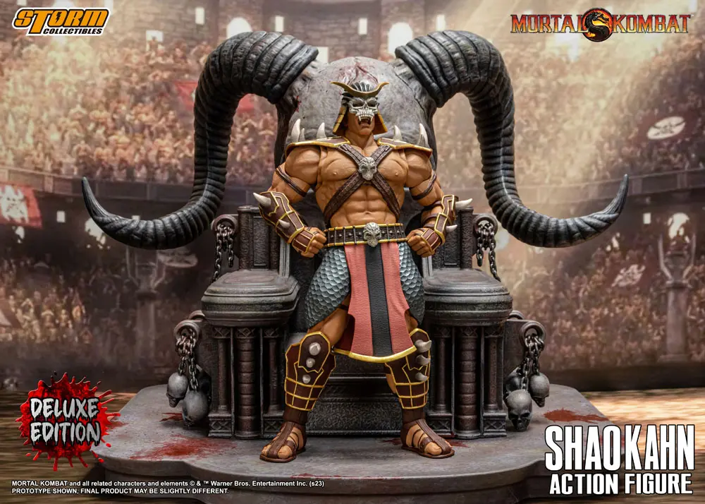 Mortal Kombat Action Figure 1/12 Shao Kahn Deluxe Edition 18 cm product photo