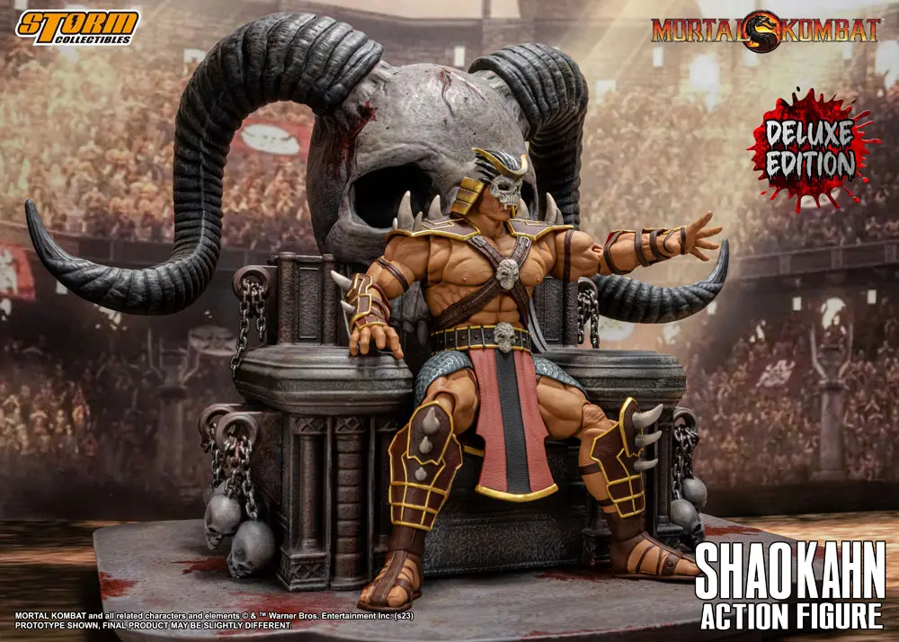 Mortal Kombat Action Figure 1/12 Shao Kahn Deluxe Edition 18 cm product photo