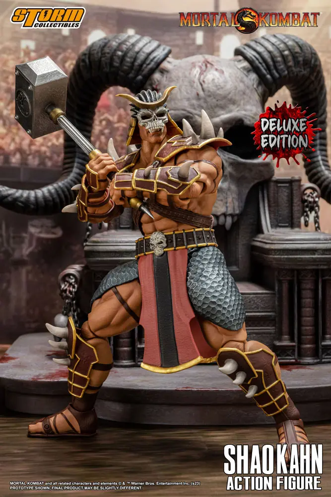 Mortal Kombat Action Figure 1/12 Shao Kahn Deluxe Edition 18 cm product photo