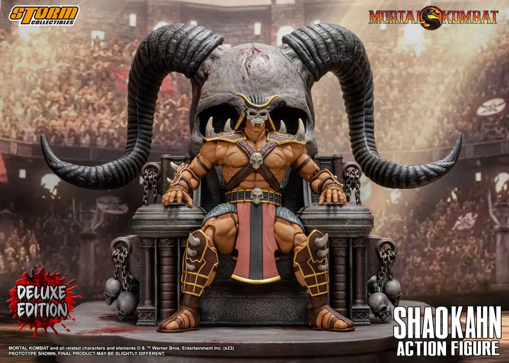 Mortal Kombat Action Figure 1/12 Shao Kahn Deluxe Edition 18 cm product photo