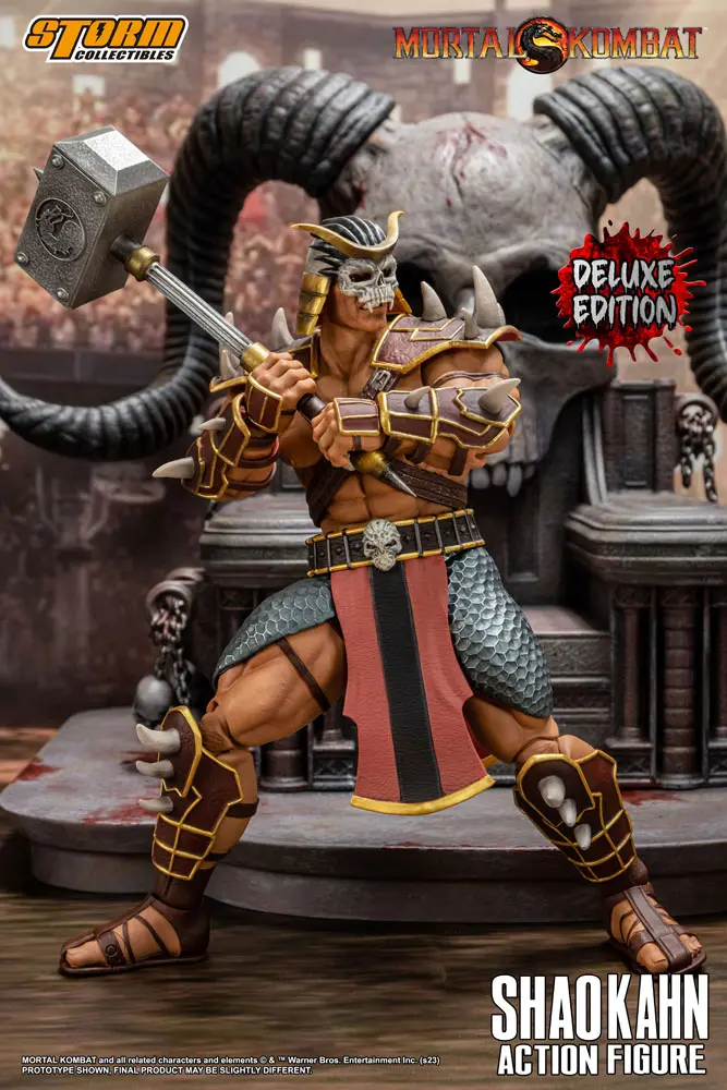 Mortal Kombat Action Figure 1/12 Shao Kahn Deluxe Edition 18 cm product photo