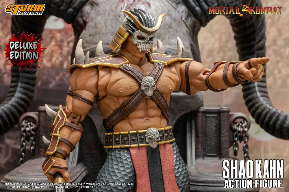 Mortal Kombat Action Figure 1/12 Shao Kahn Deluxe Edition 18 cm product photo
