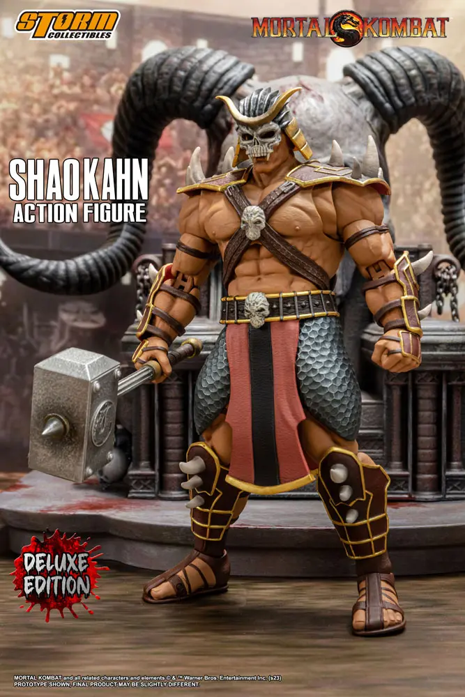 Mortal Kombat Action Figure 1/12 Shao Kahn Deluxe Edition 18 cm product photo