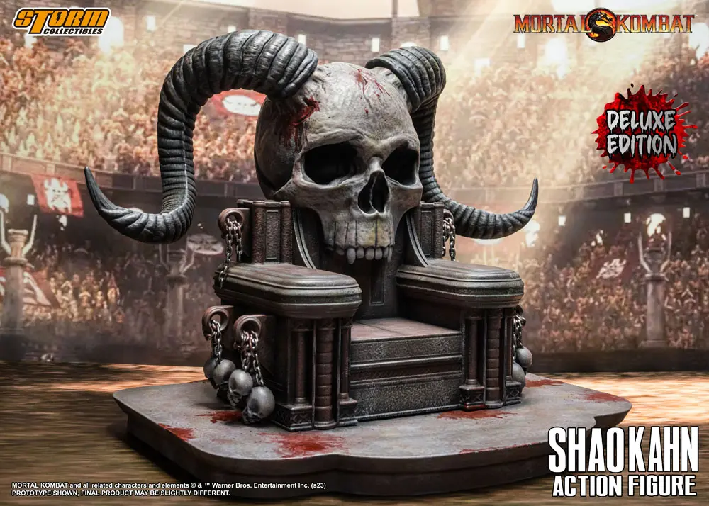 Mortal Kombat Action Figure 1/12 Shao Kahn Deluxe Edition 18 cm product photo