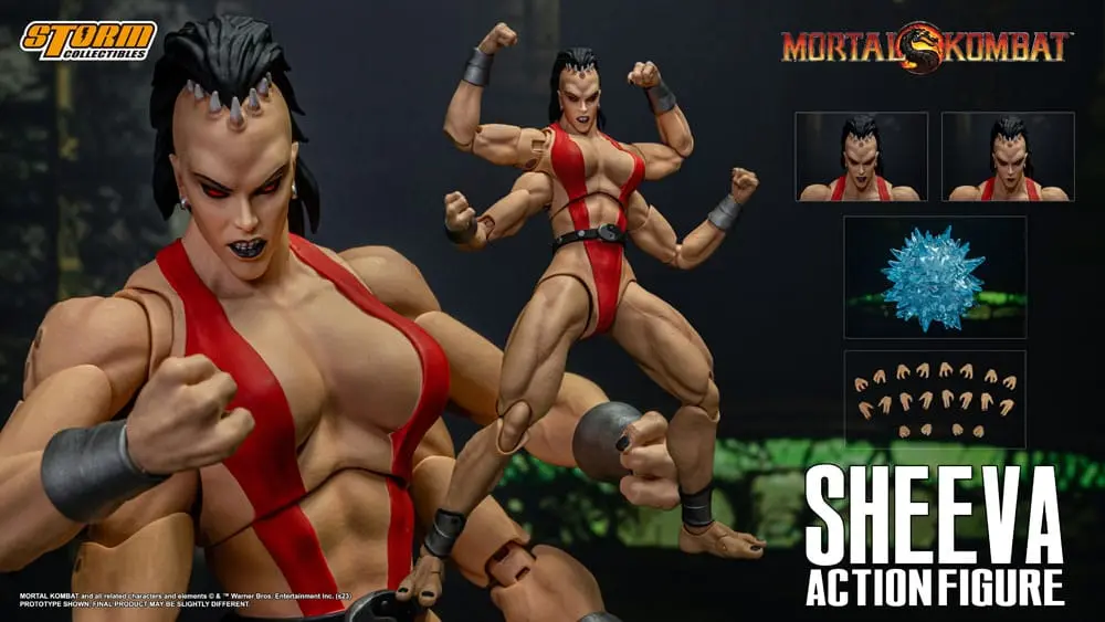 Mortal Kombat Action Figure 1/12 Sheeva 18 cm termékfotó