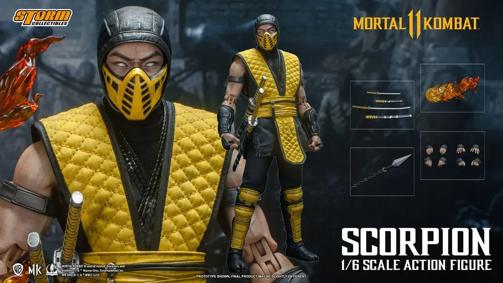 Mortal Kombat 11 Action Figure 1/6 Scorpion 32 cm product photo