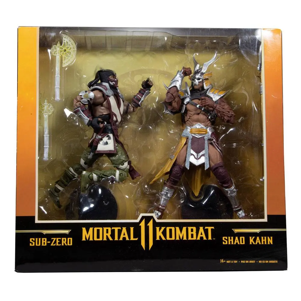 Mortal Kombat Action Figure 2-Pack Sub-Zero & Shao Khan 18 cm product photo