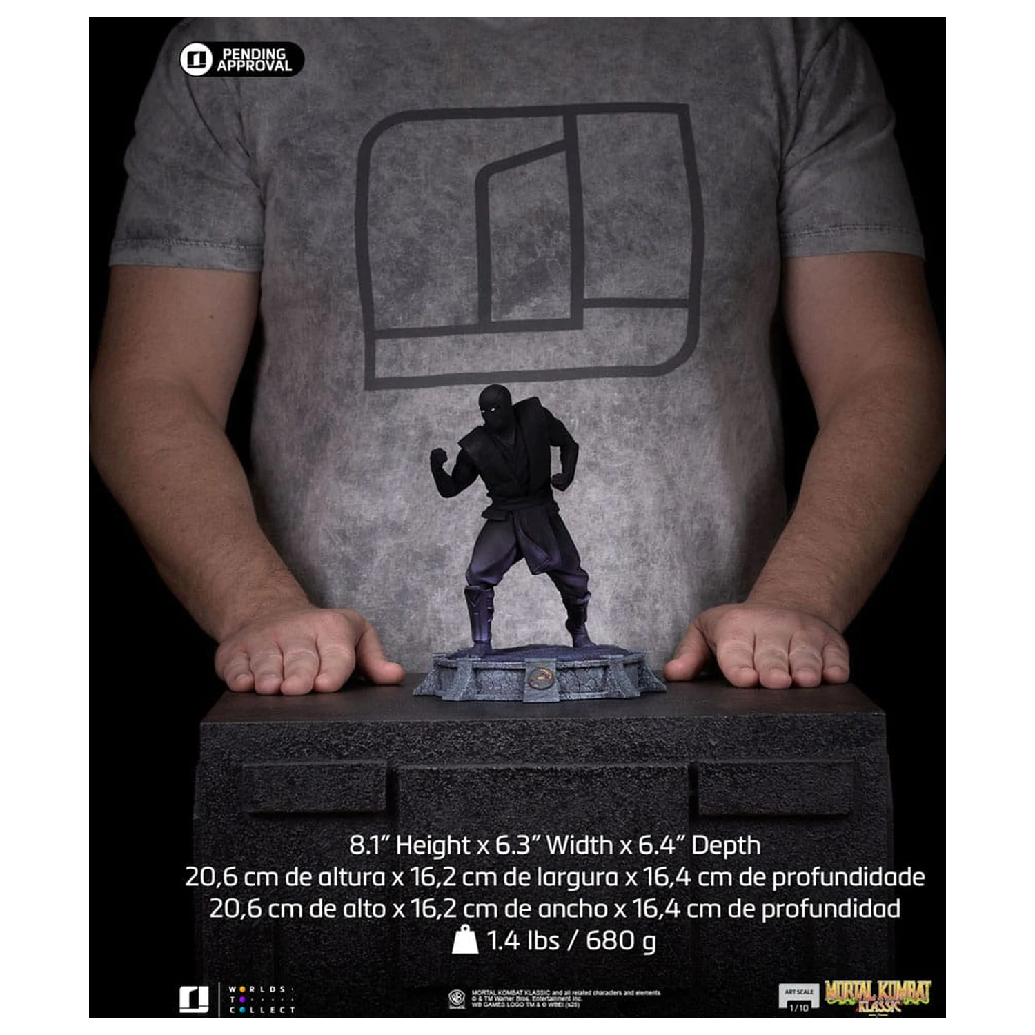 Mortal Kombat Art Scale Statue 1/10 Noob Saibot (Ninjas Collection) 21 cm product photo