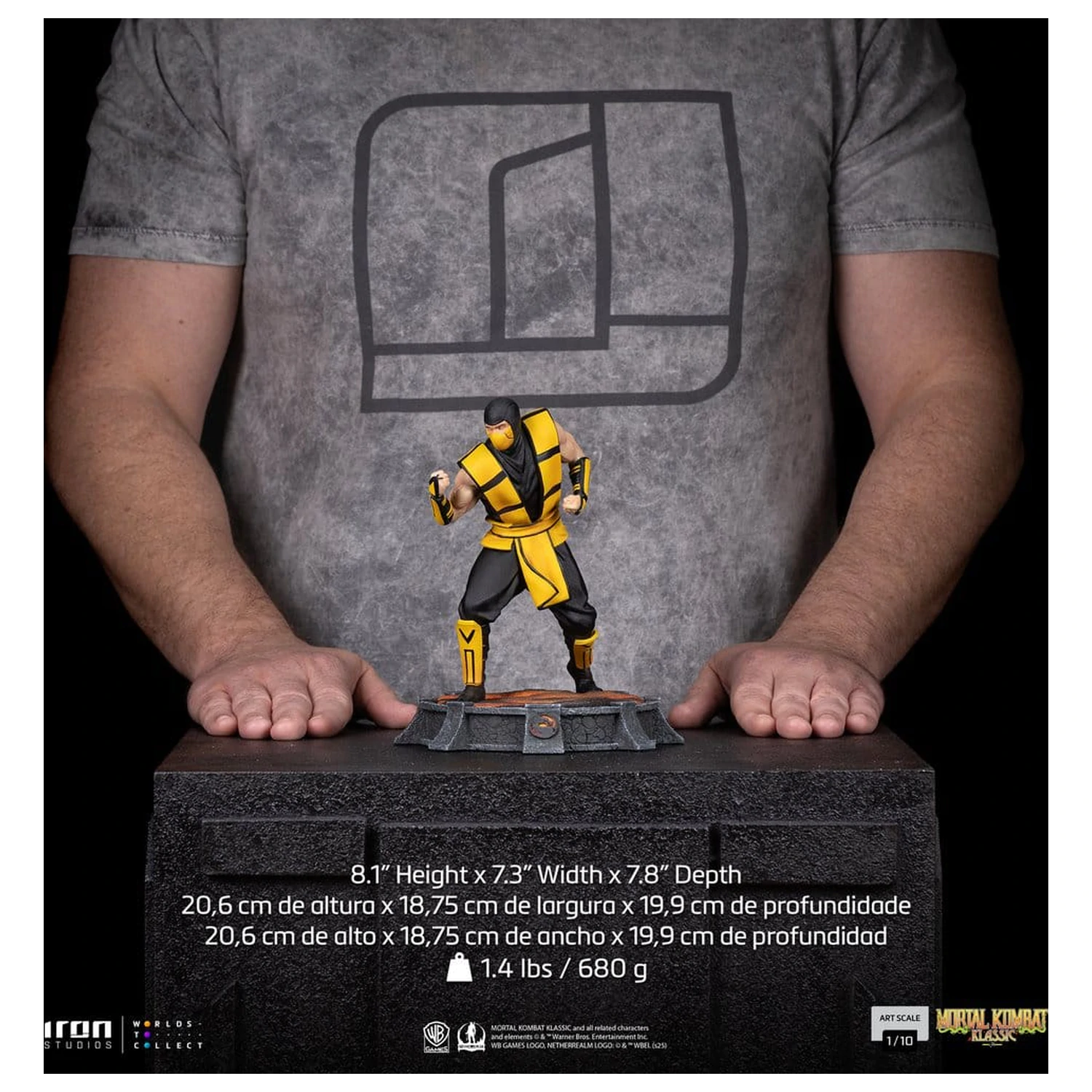 Mortal Kombat Art Scale Statue 1/10 Scorpion (Variant) 21 cm product photo