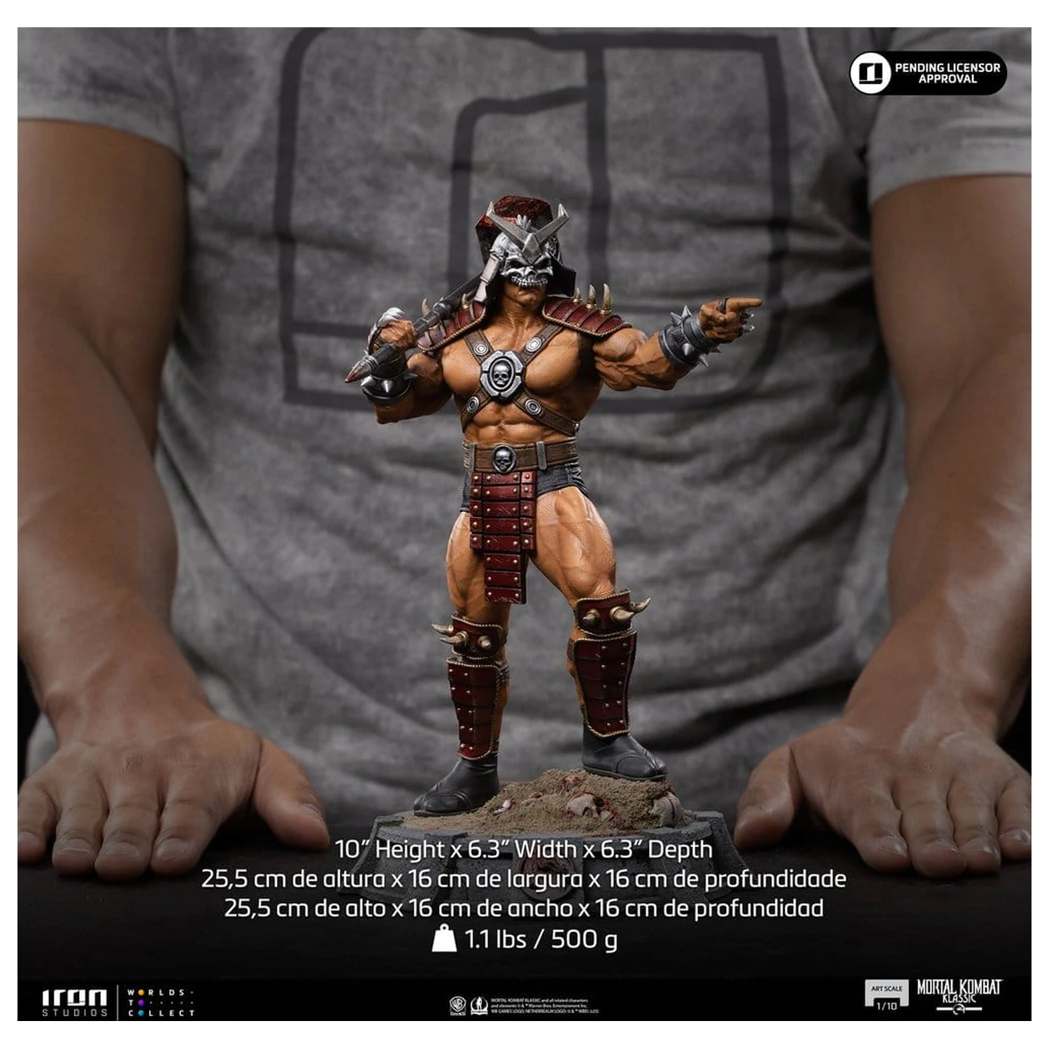 Mortal Kombat Art Scale Statue 1/10 Shao Khan 26 cm product photo