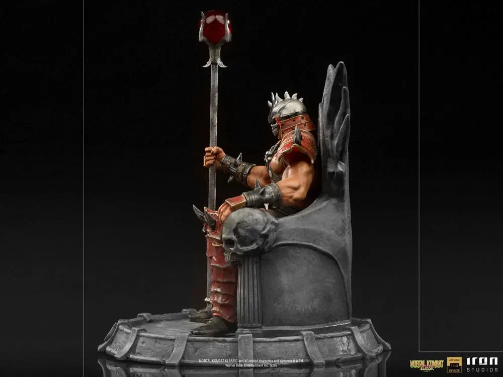 Mortal Kombat Deluxe BDS Art Scale Statue 1/10 Shao Khan 25 cm product photo