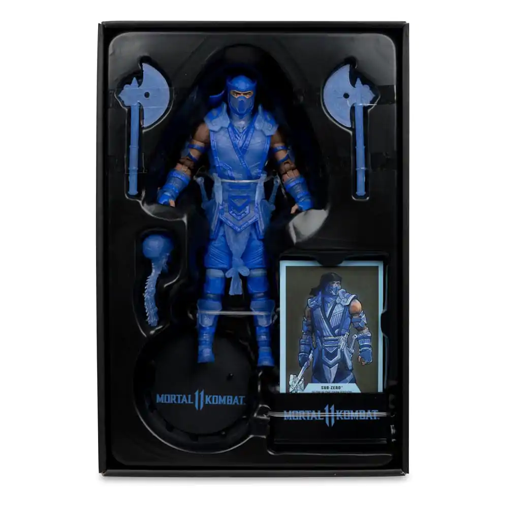Mortal Kombat Action Figure Glow in the Dark Edition Sub-Zero (Gold Label) 18 cm product photo
