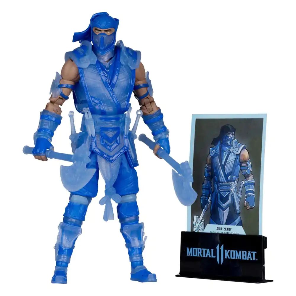 Mortal Kombat Action Figure Glow in the Dark Edition Sub-Zero (Gold Label) 18 cm product photo