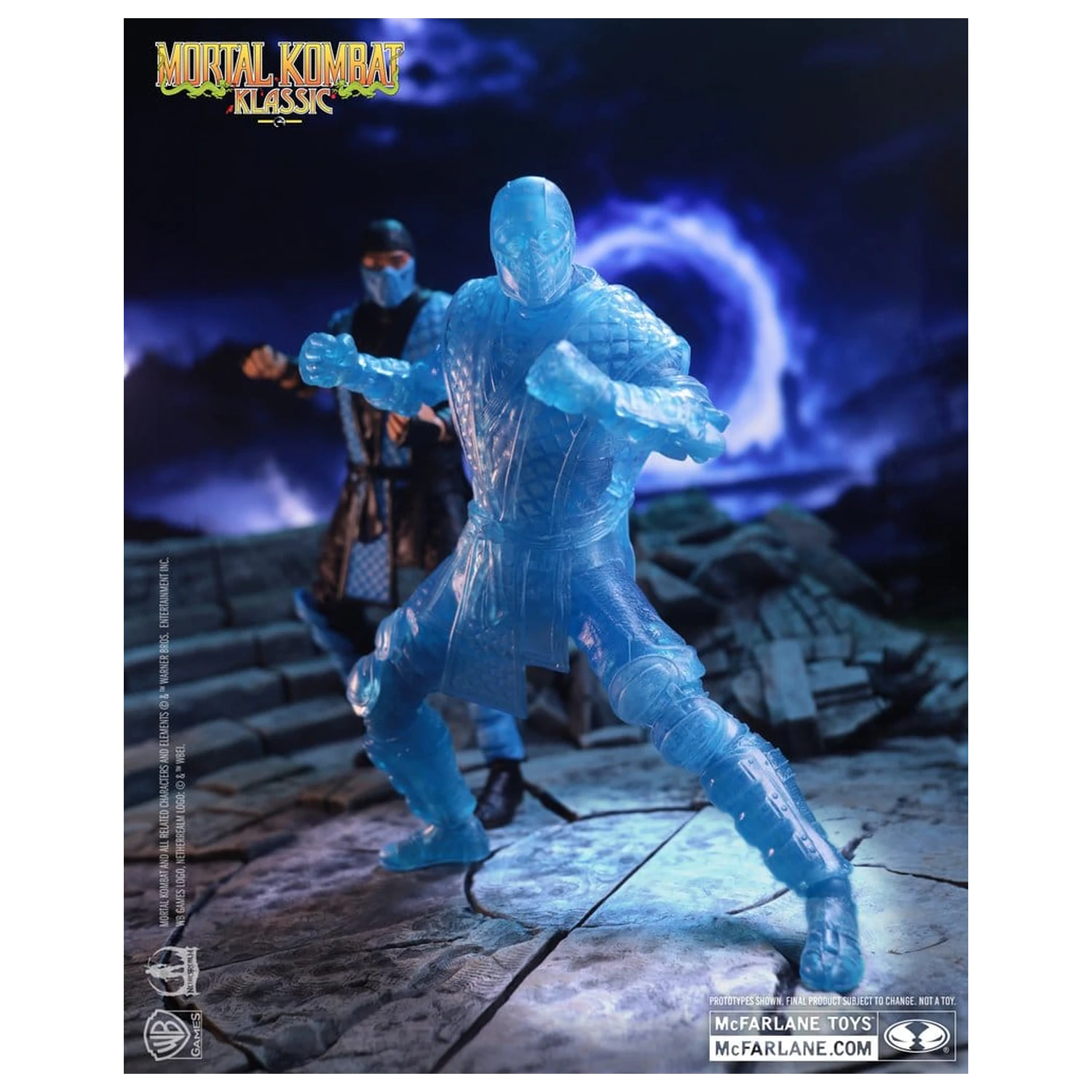 Mortal Kombat Klassic Action Figure Sub-Zero (Ice Clone) 18 cm product photo